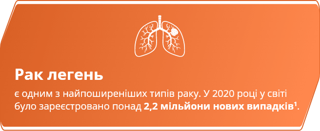 Рак легень є одним з найпоширеніших типів раку. У 2020 році у світі було зареєстровано понад 2,2 мільйони нових випадків.