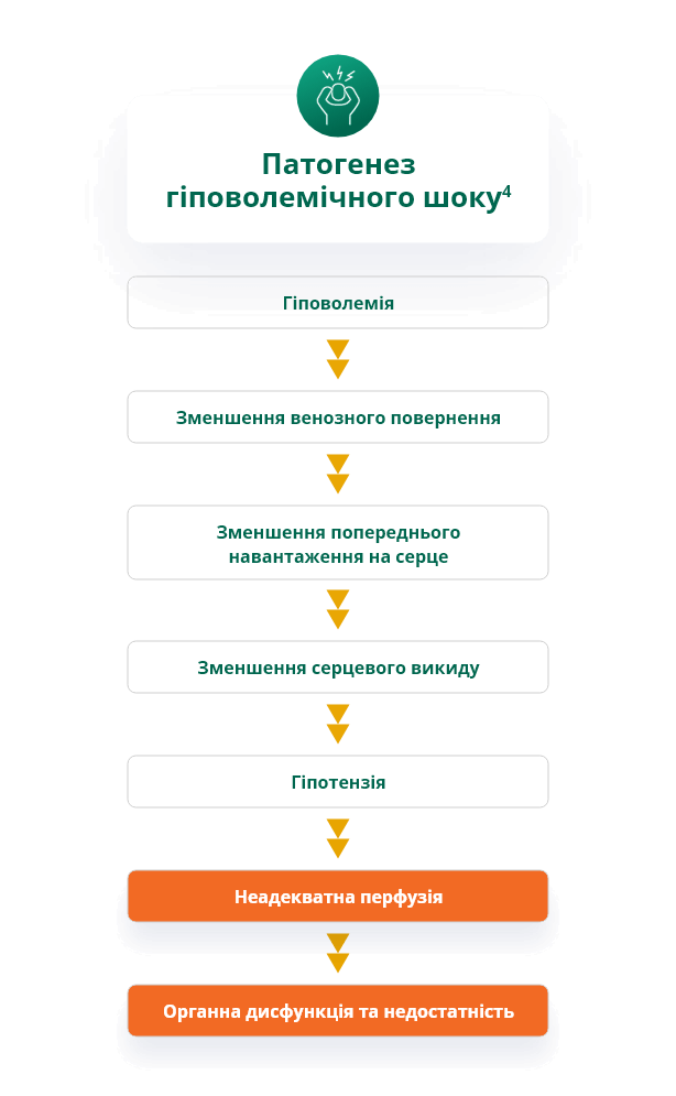 Патогенез гіповолемічного шоку
